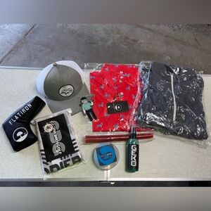 Men’s golf bundle! Polo, Quarter Zip, Hat, and additional goodies